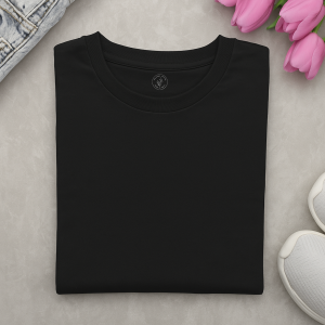 Minimalist-cotton-plain-T-shirts-black1