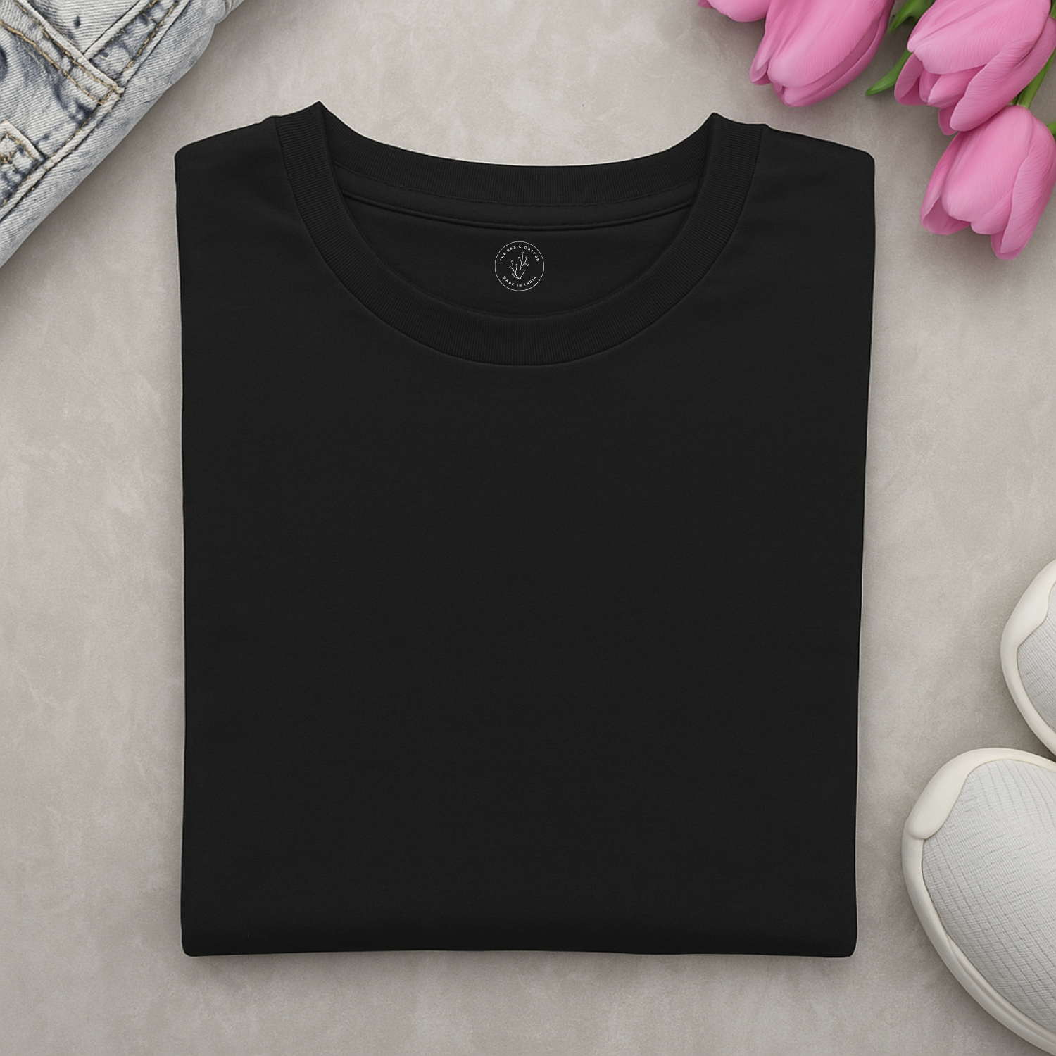 Minimalist-cotton-plain-T-shirts-black1